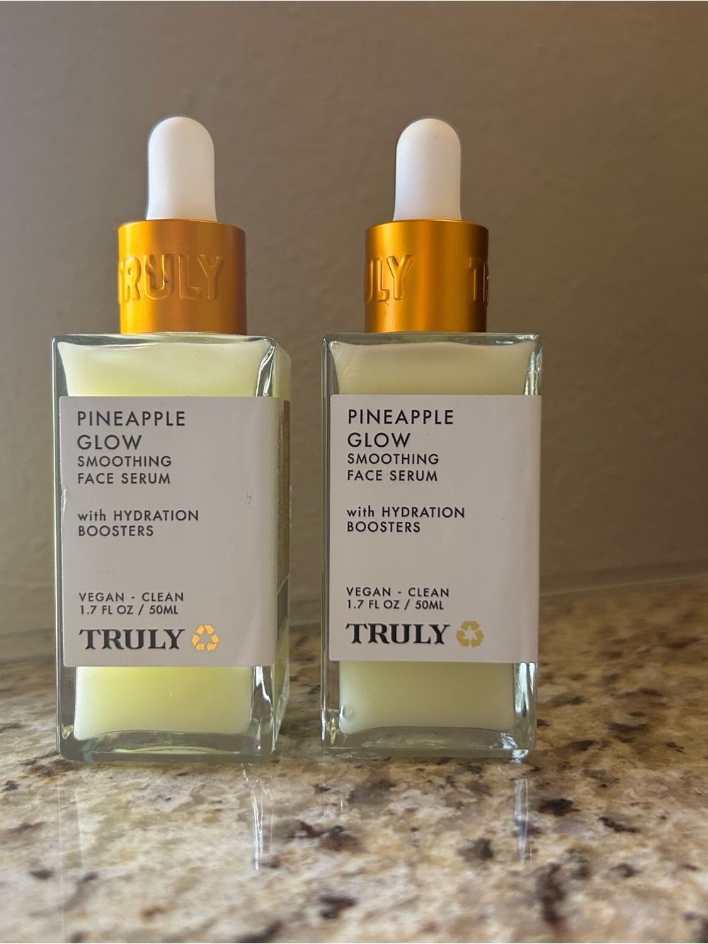 Truly Pineapple Glow Smoothing Face Serum - bundle of two - New